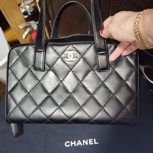 Authentic vintage Channel bowling bag. Made in 2003/2004. Based on the serial #